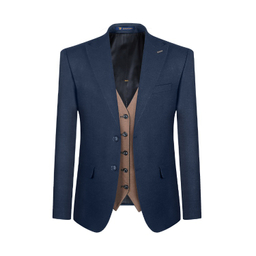 کت شلوار کمبین کج راه رنگ سرمه ای روشن مدل ژیله دورو کد 1444