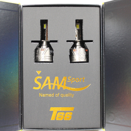 لامپ هدلایت خودرو سام مدل T-66 پایه H1 بسته 2 عددی