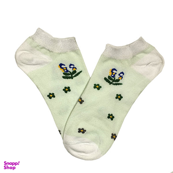 جوراب مچی زنانه طرح گل کد 2872