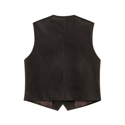 وست زنانه برنس مدل پاییزی 70102 رنگ قهوه ای