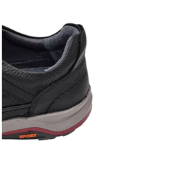 کفش طبی مردانه چرم ریباری مدل C3 رنگ مشکی