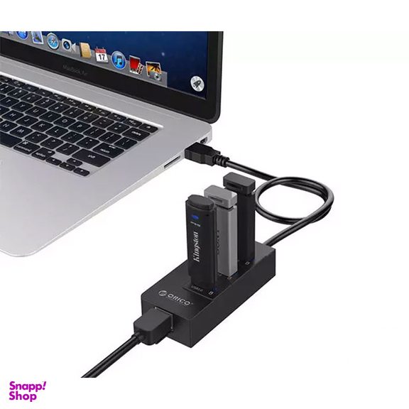 هاب 3 پورت USB 3.0 اوریکو مدل HR01-U3 همراه با پورت RJ45