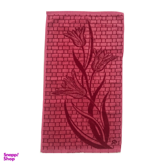 حوله دستی هنر طرح لاله سایز 75x40 سانتی‌متر
