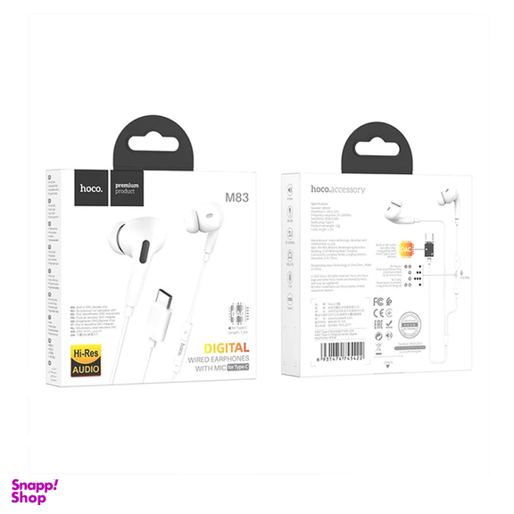 هندزفری هوکو مدل M83 Type-C