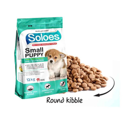 غذای خشک توله سگ نژاد کوچک سولواس مدل مرغ و برنج وزن 12 کیلوگرم