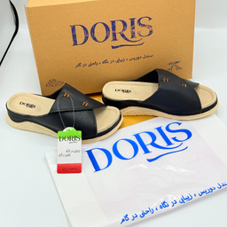 صندل زنانه دوریس مدل شمیم طبی کد 02 رنگ مشکی
