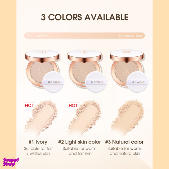 پودر فیکس فشرده او تو او رنگ 01 Ivory
