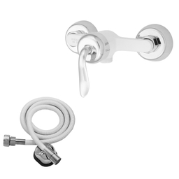 شیر سرویس بهداشتی حکمت نشان مدل قاصدک SK به همراه شیلنگ