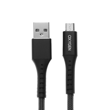 کابل تبدیل USB به MicroUSB اکسیژن مدل LX8 طول 1 متر