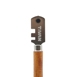 الماس شیشه بر تیوان مدل دسته چوبی کد YP-6RAZORS