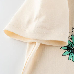 تی شرت آستین کوتاه دخترانه هومنیتی مدل WYKGHT9635-BGE