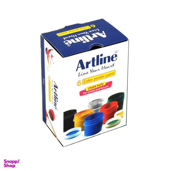 گواش 6 رنگ آرت لاین کد 820PL6