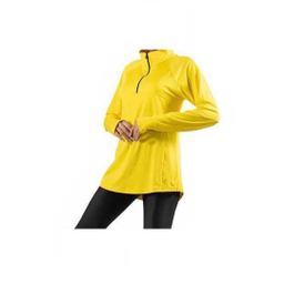 تونیک ورزشی زنانه پانیل رنگ زرد