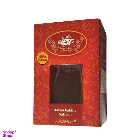 زعفران سرگل جوان بختی طرح مرسا وزن 0.5 مثقال