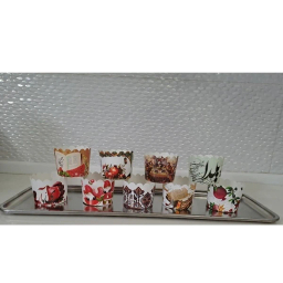 کاغذ کاپ کیک به گز طرح یلدایی بسته 12 عددی