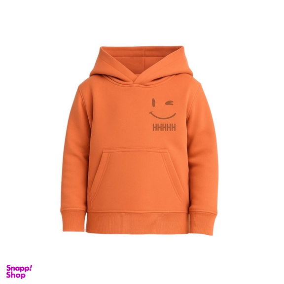 هودی بچگانه مدل HBH رنگ نارنجی