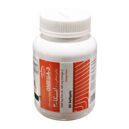 سافت ژل امگا 3 بلیستر کارن طعم پرتقال بسته 60 عددی