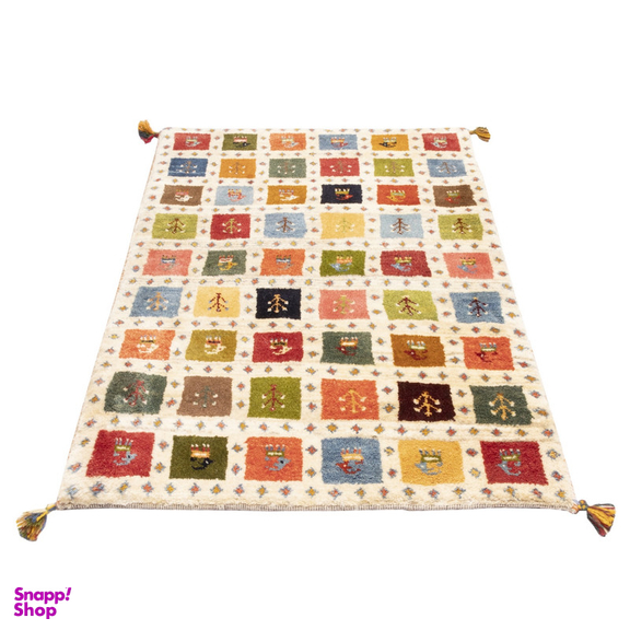 گبه دستباف سی پرشیا کد 122573 سایز 1.25x0.85 متر