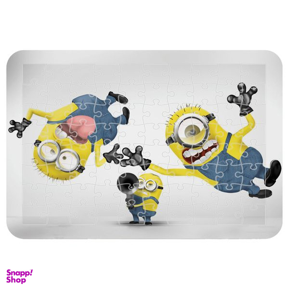 پازل 54 تکه اطلس آبی طرح کارتون مینیون ها مدل P1139