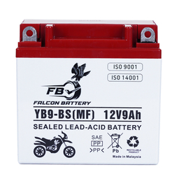 باتری موتور سیکلت فالکون مدل 9 آمپر بلند YB9-BS MF
