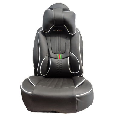 روکش صندلی خودرو چرم مدل گوچی پرنس کد GR789 مناسب خودرو کوئیک