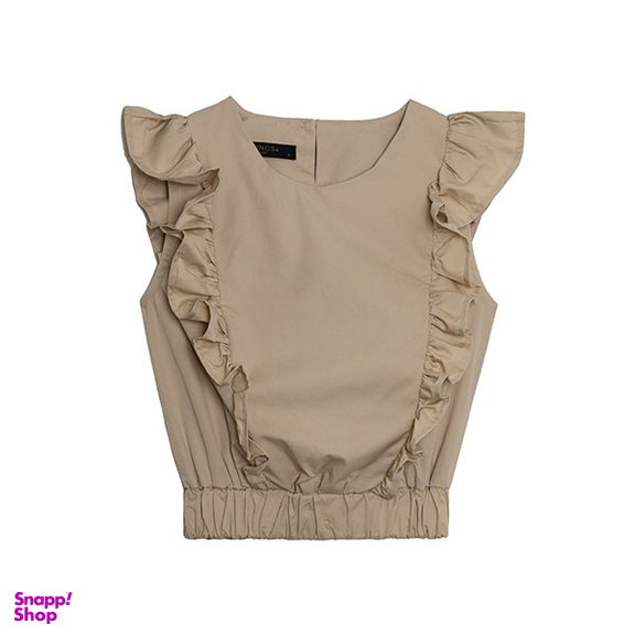 تاپ زنانه برنس مدل سورنا رنگ کرم