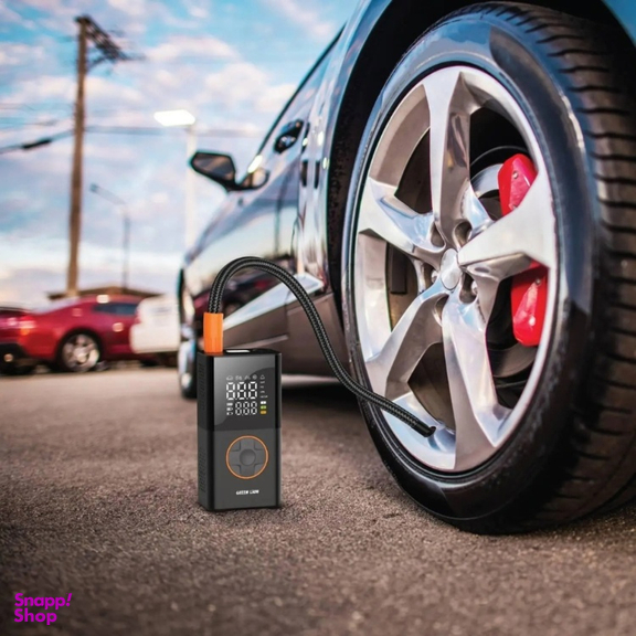 کمپرسور و پمپ باد گرین لاین مدل  Inflator 3600mAh Portable Air Compressor GTI-01