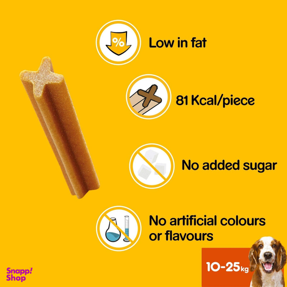 تشویقی سگ پدیگری مدل Dentastix بسته 3تایی