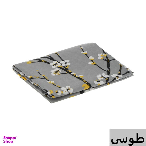 ملحفه ناتوسا مدل کشدار شکوفه یک نفره سایز 90×200 سانتی متر