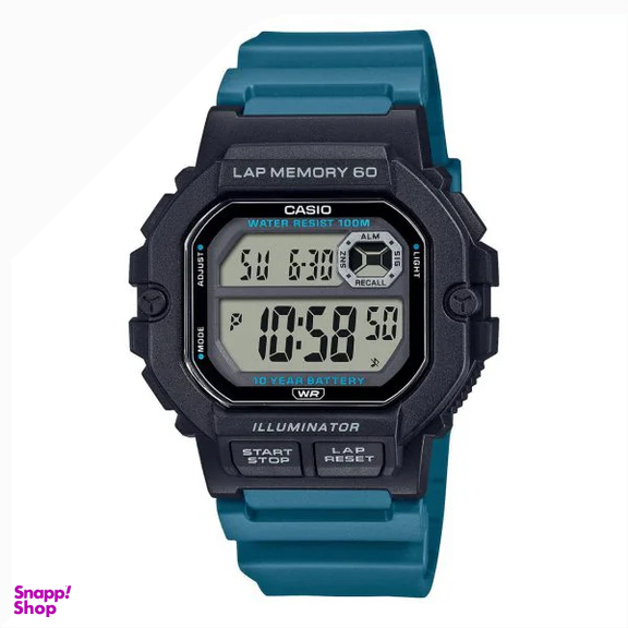 ساعت مچی دیجیتال مردانه کاسیو مدل WS-1400H-4AVDF رنگ آبی نفتی