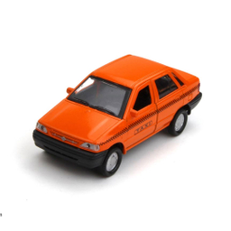 اسباب بازی ماشین طاها مدل پراید تاکسی نارنجی