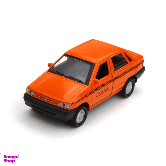 اسباب بازی ماشین طاها مدل پراید تاکسی نارنجی