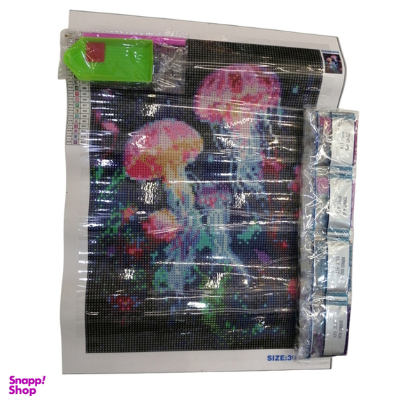 نقاشی الماسی طرح عروس دریایی کد 103