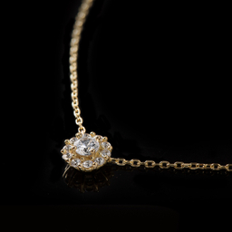 گردنبند طلا 18 عیار زنانه جواهری سون کد 3193