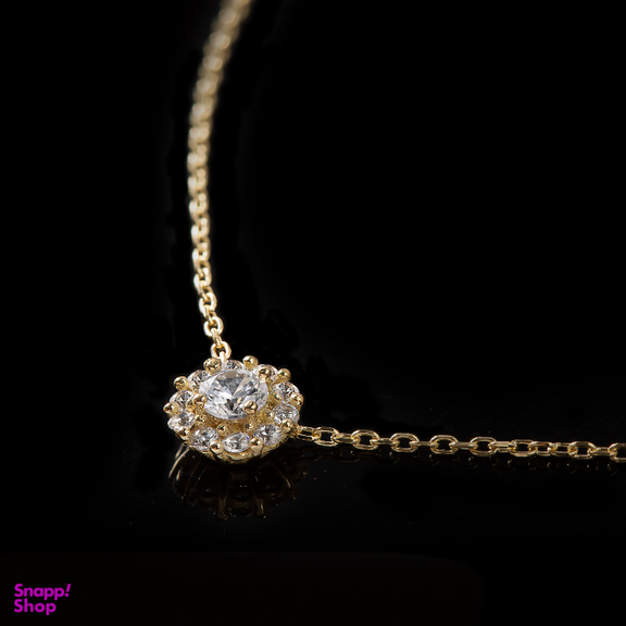 گردنبند طلا 18 عیار زنانه جواهری سون کد 3193