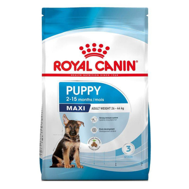 غذای خشک توله سگ رویال کنین مدل Maxi Puppy وزن 4 کیلوگرم