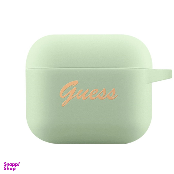 کاور سیلیکونی ایرپاد سی جی موبایل مدل Guess Silicone Case مناسب Apple Airpods 3