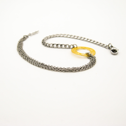 پابند طلا 18 عیار زنانه مانچو مدل ag007