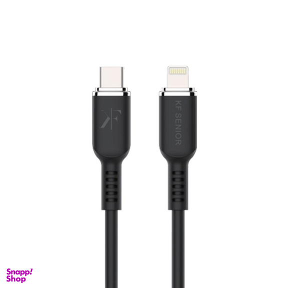 کابل Type-C به Lightning کی اف-سنیور کد KF Senior S90-C.IP طول 1.2 متر
