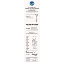 کوله پشتی بچگانه زوی زویی مدل Rainbow کد B19