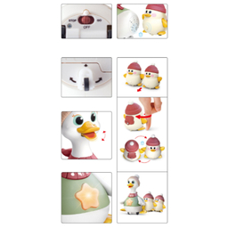 اردک و جوجه موزیکال هولی تویز سنسور دار مدل Musical Waddling Duck Family HE9987