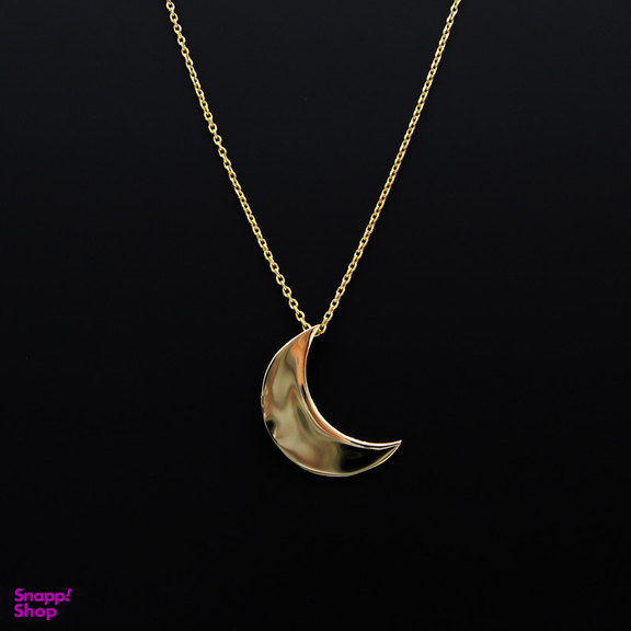 گردنبند طلا 18 عیار زنانه کاپانی طرح ماه کد KN013