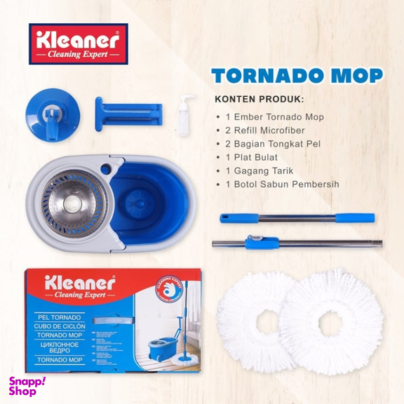 ست سطل و تی زمین‌ شوی کلینر مدل GST002 Tornado Mop