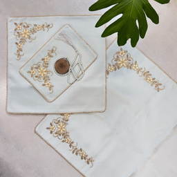 سجاده و جانماز سرمه دوزی صفاهوم مدل عروس