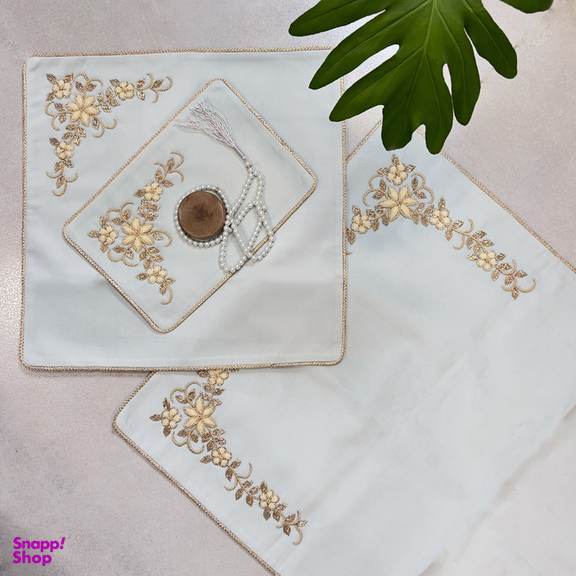 سجاده و جانماز سرمه دوزی صفاهوم مدل عروس