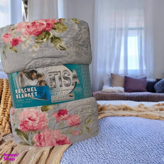 پتو  یک نفره تیسا مدل لایف سایز 150×220 سانتی‌ متر
