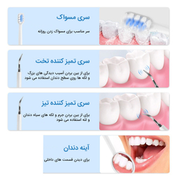 دستگاه شست و شو و جرم گیر دندان برقی مدل IPX7