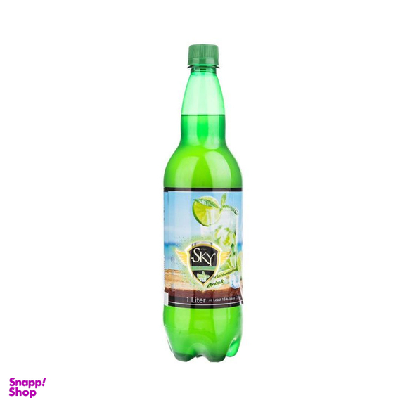 آبمیوه گازدار با طعم موهیتو شیرین عسل حجم 1 لیتر