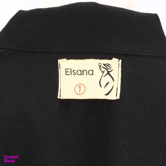 مانتو زنانه السانا مدل باتیس کد 229001 رنگ مشکی