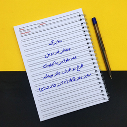 دفتر زبان 60 برگ طرح عروسک لبوبو کد 025